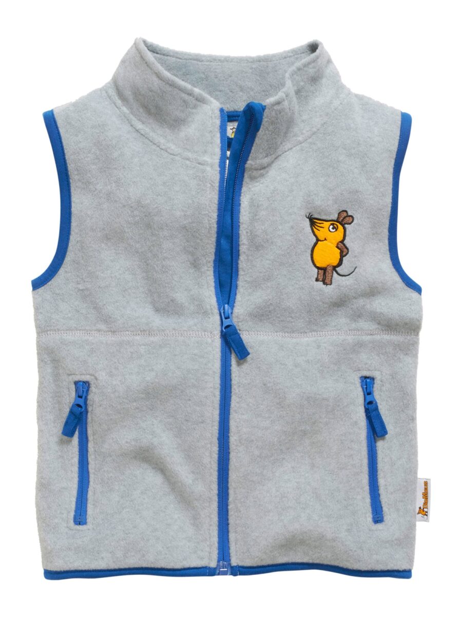 PLAYSHOES Mellény 'DIE MAUS'  királykék / citrom / sáfrány / szürke-hu