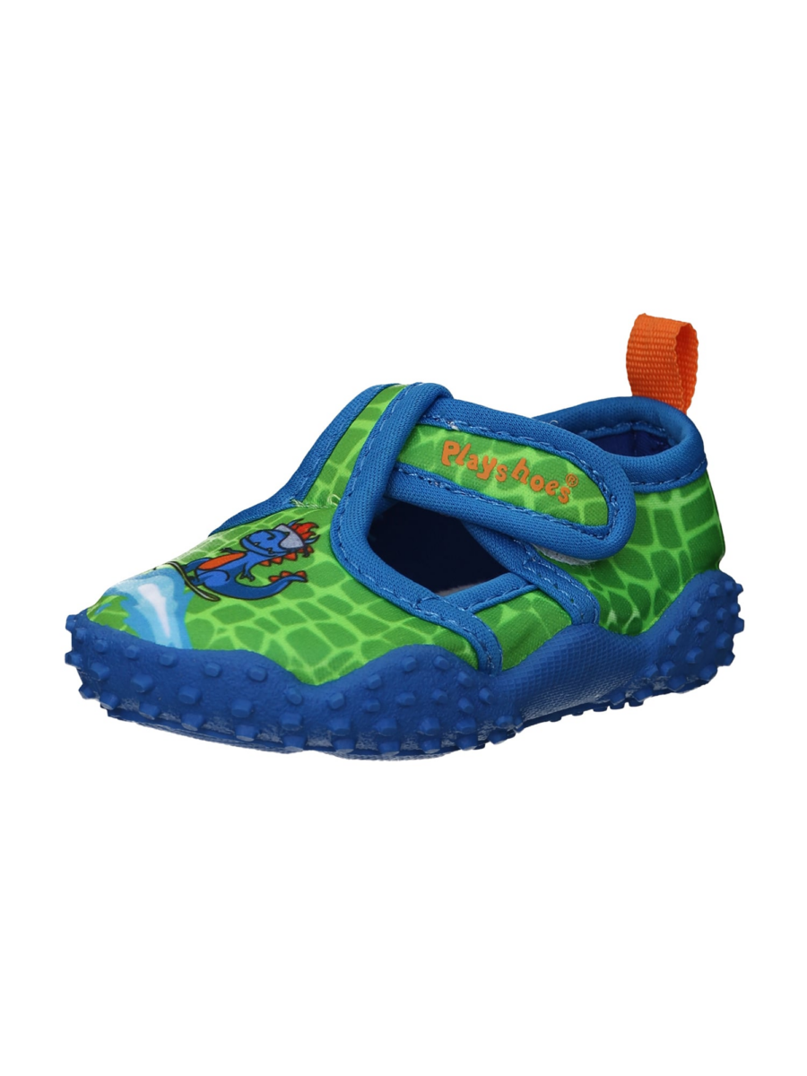 PLAYSHOES Strandcipő 'Dino'  kék / zöld / menta / narancs-Hungary