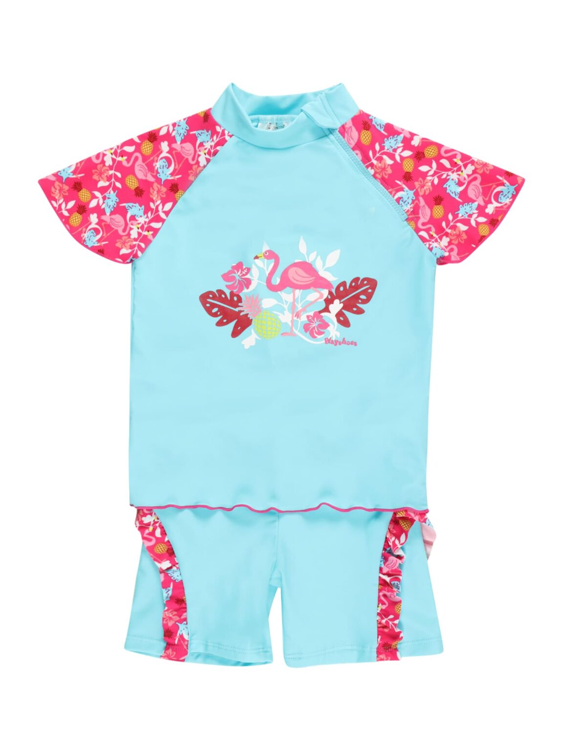 PLAYSHOES UV-védelem 'Flamingo'  türkiz / vegyes színek / rózsaszín
