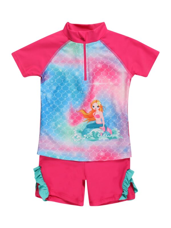 PLAYSHOES UV-védelem 'Schwimmshirt + Badehose'  vegyes színek / rózsaszín
