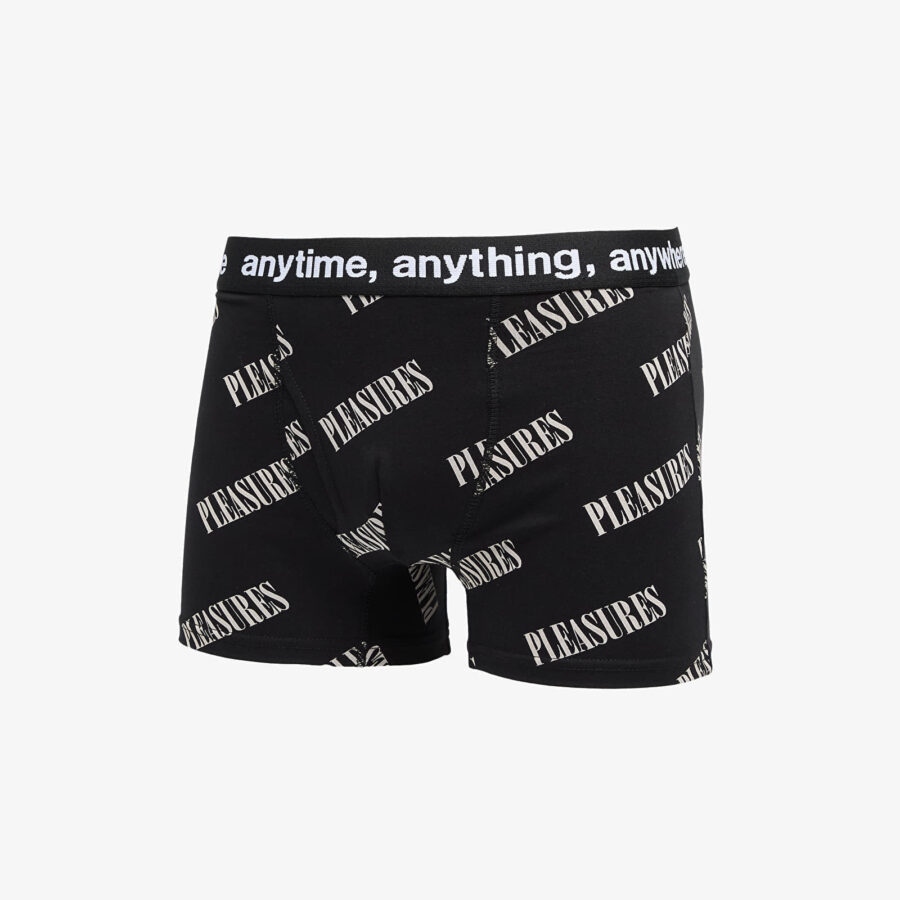 PLEASURES Anytime Boxer Brief Black XXL-alacsony-ár