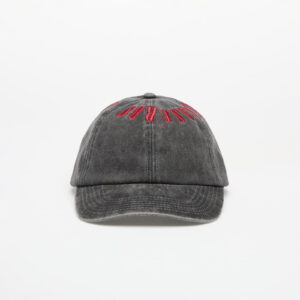 PLEASURES Onyx Crown Washed Cap Black/Red Universal-alacsony-ár