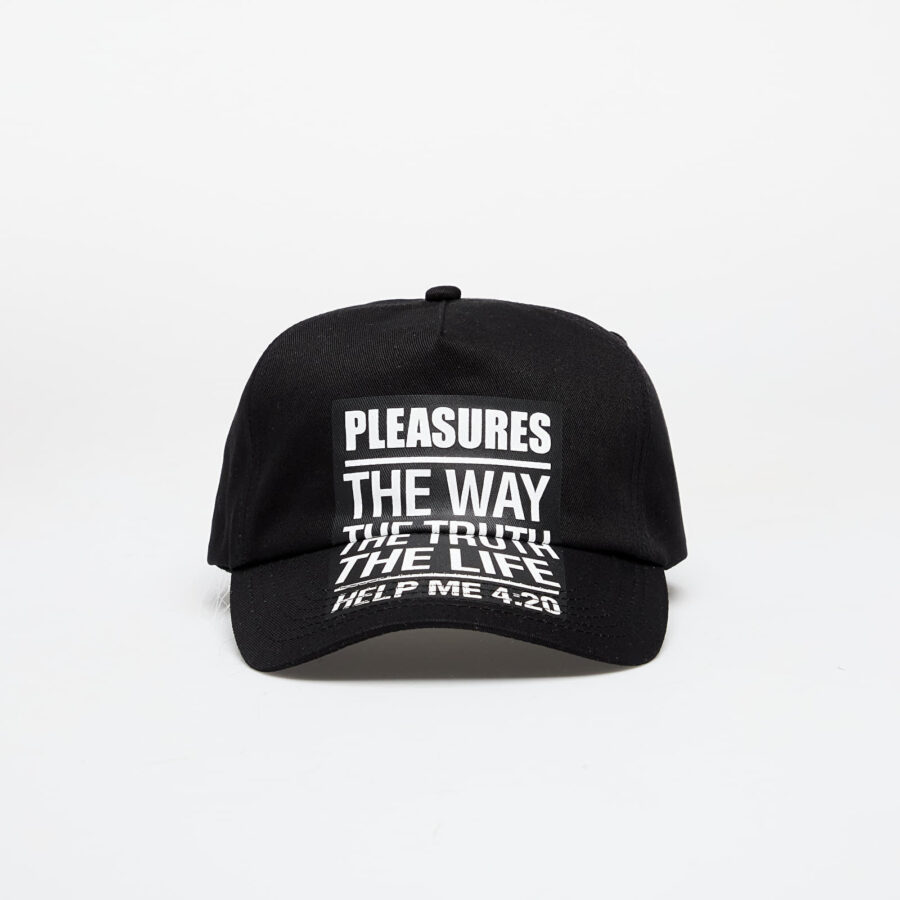 PLEASURES Proverb Cap Black Universal-alacsony-ár