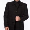 PLT7226 DEWBERRY COAT-PLAID-BLACK