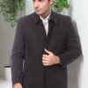 PLT8206 DEWBERRY MEN'S COAT-STRAIGHT ANTHRACITE