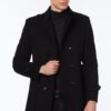 PLT8320 DEWBERRY MEN'S COAT-BLACK