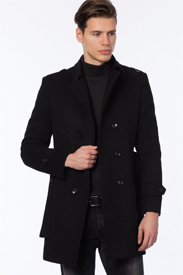 PLT8320 DEWBERRY MEN'S COAT-BLACK