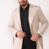 PLT8321 DEWBERRY MEN'S OVERCOAT-BEIGE