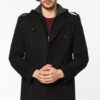 PLT8334 DEWBERRY MEN'S COAT-BLACK