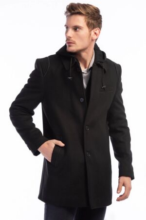 PLT8335 DEWBERRY MEN'S COAT-BLACK