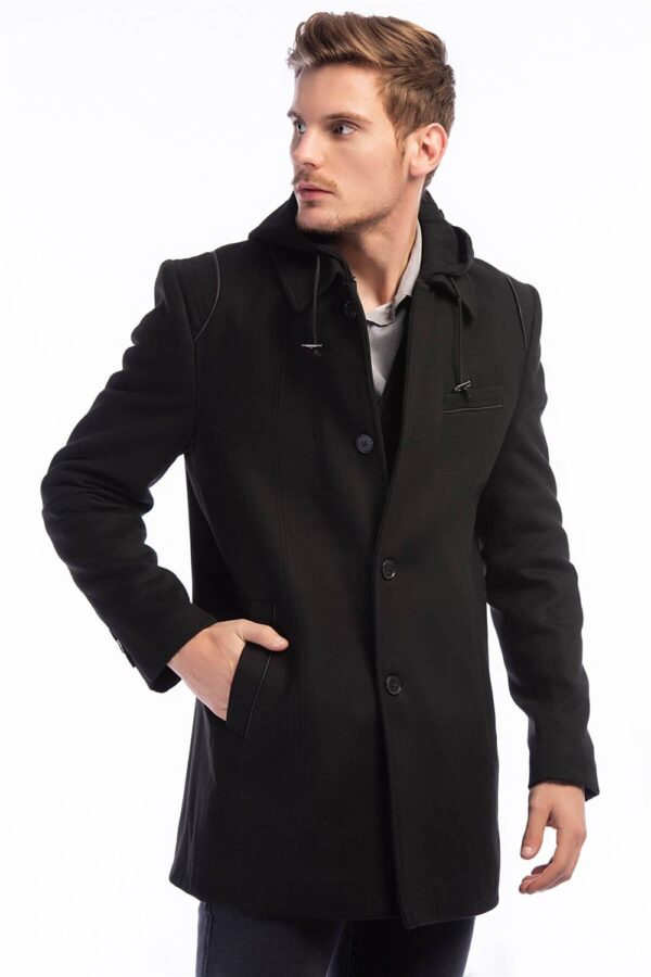 PLT8335 DEWBERRY MEN'S COAT-BLACK