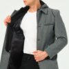 PLT8335 DEWBERRY MEN'S COAT-DARK GREY
