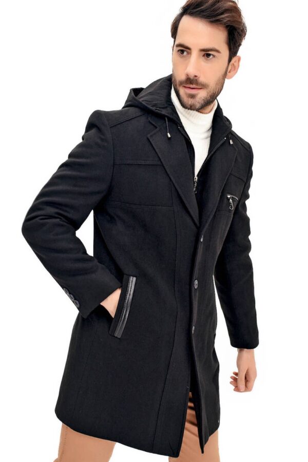 PLT8354 DEWBERRY SLIM-FIT COAT-BLACK