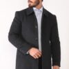 PLT8364 DEWBERRY MEN'S COAT-ANTHRACITE
