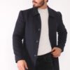 PLT8364 DEWBERRY MEN'S COAT-NAVY BLUE