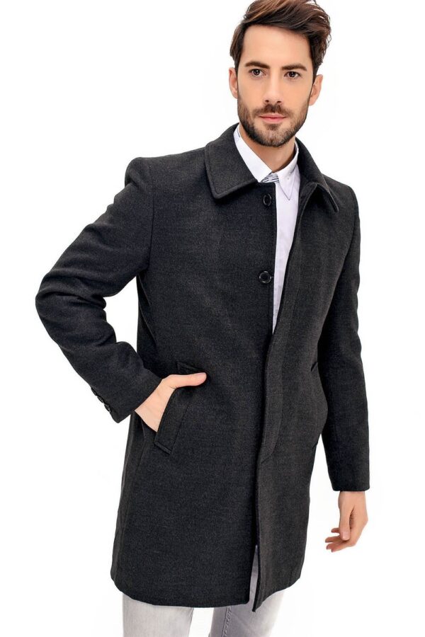 PLT8365 DEWBERRY MEN'S COAT-ANTHRACITE