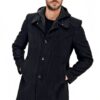 PLT8366 DEWBERRY MEN'S COAT-BLACK