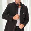 PLT8369 DEWBERRY COAT-PATTERNED BLACK-2
