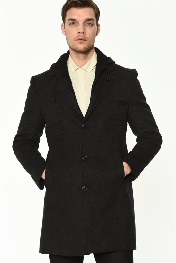 PLT8371 DEWBRRY MEN'S COAT-ANTHRACITE