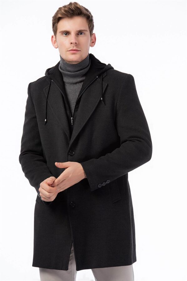 PLT8376 DEWBERRY MEN'S COAT-ANTHRACITE