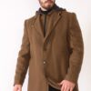 PLT8376 DEWBERRY MEN'S COAT-CAMEL
