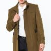 PLT8380 DEWBERRY MEN'S COAT-STRAIGHT CAMEL