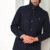 PLT8386 DEWBERRY MEN'S COAT-NAVY BLUE-1