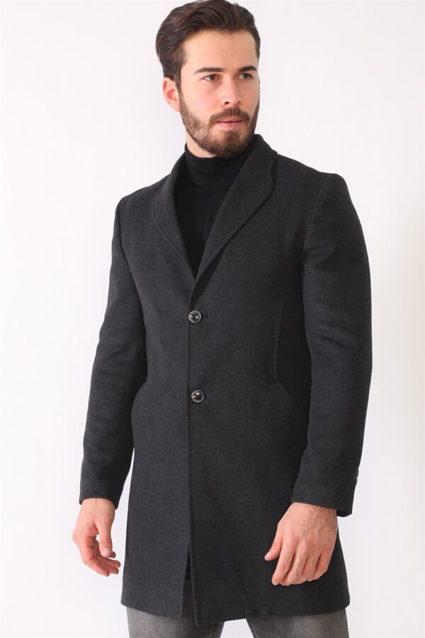 PLT8398 DEWBERRY MEN'S COAT-ANTHRACITE