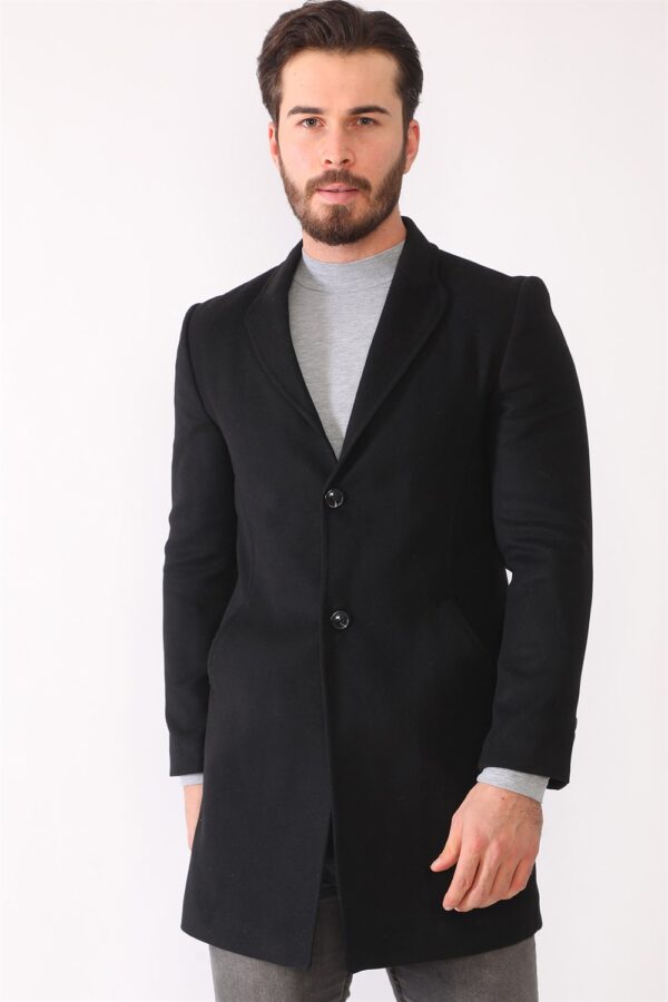 PLT8398 DEWBERRY MEN'S COAT-BLACK