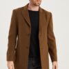 PLT8398 DEWBERRY MEN'S COAT-CAMEL