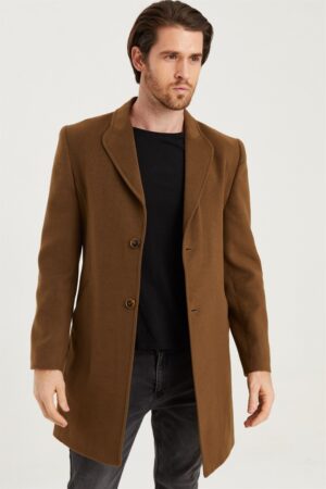 PLT8398 DEWBERRY MEN'S COAT-CAMEL