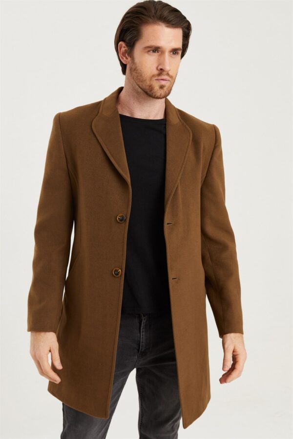 PLT8398 DEWBERRY MEN'S COAT-CAMEL
