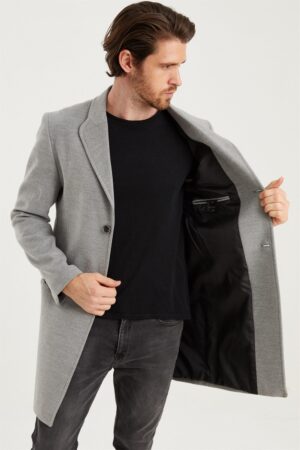 PLT8398 DEWBERRY MEN'S COAT-GREY