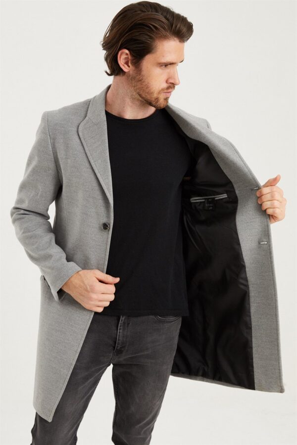 PLT8398 DEWBERRY MEN'S COAT-GREY