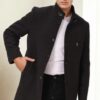 PLT9367 DEWBERRY MEN'S COAT-STRAIGHT ANTHRACITE