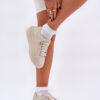 PM1 Női Sneakers Platformon Eko Bőr Világos Bézs Lelandine