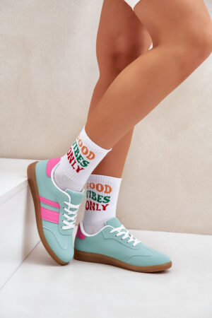 PS1 Alacsony Női Sneakers Eko Bőrből Menta Nonalorin