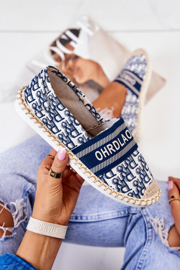 PS1 Klasszikus Espadrilles Blue meleg idő