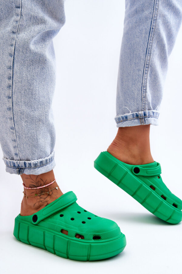 PS1 Női hab Crocs Platform Green Beckett