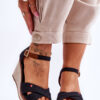 PS1 Női szandál Wedge Black Veenuson
