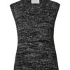 PULZ Jeans Pulóver 'PZ SERENA'  fekete-hu