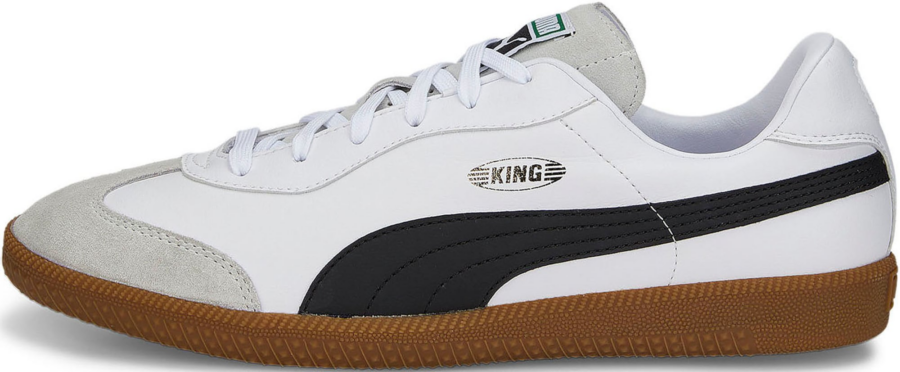 PUMA Futballcipők 'King 21'  szürke / fekete / fehér-Hungary