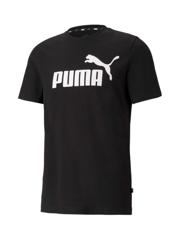 PUMA Póló 'Essential'  fekete / fehér-hu