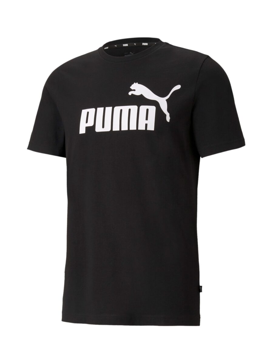 PUMA Póló 'Essential'  fekete / fehér-hu