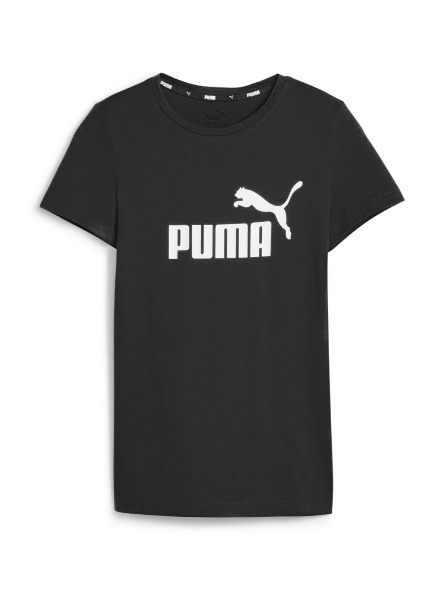 PUMA Póló 'Essentials'  fekete / fehér-hu