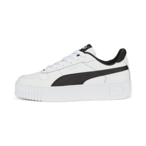 PUMA Rövid szárú sportcipők 'Carina'  fekete / fehér-Ár