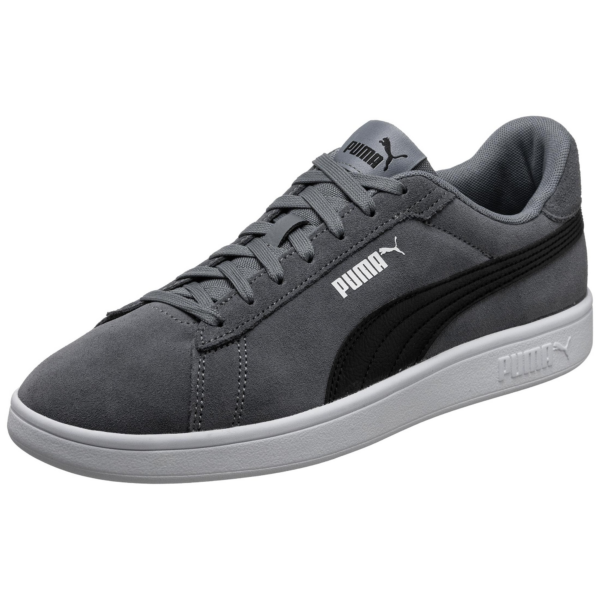PUMA Rövid szárú sportcipők 'Smash 3.0'  szürke / fekete / fehér-Hungary