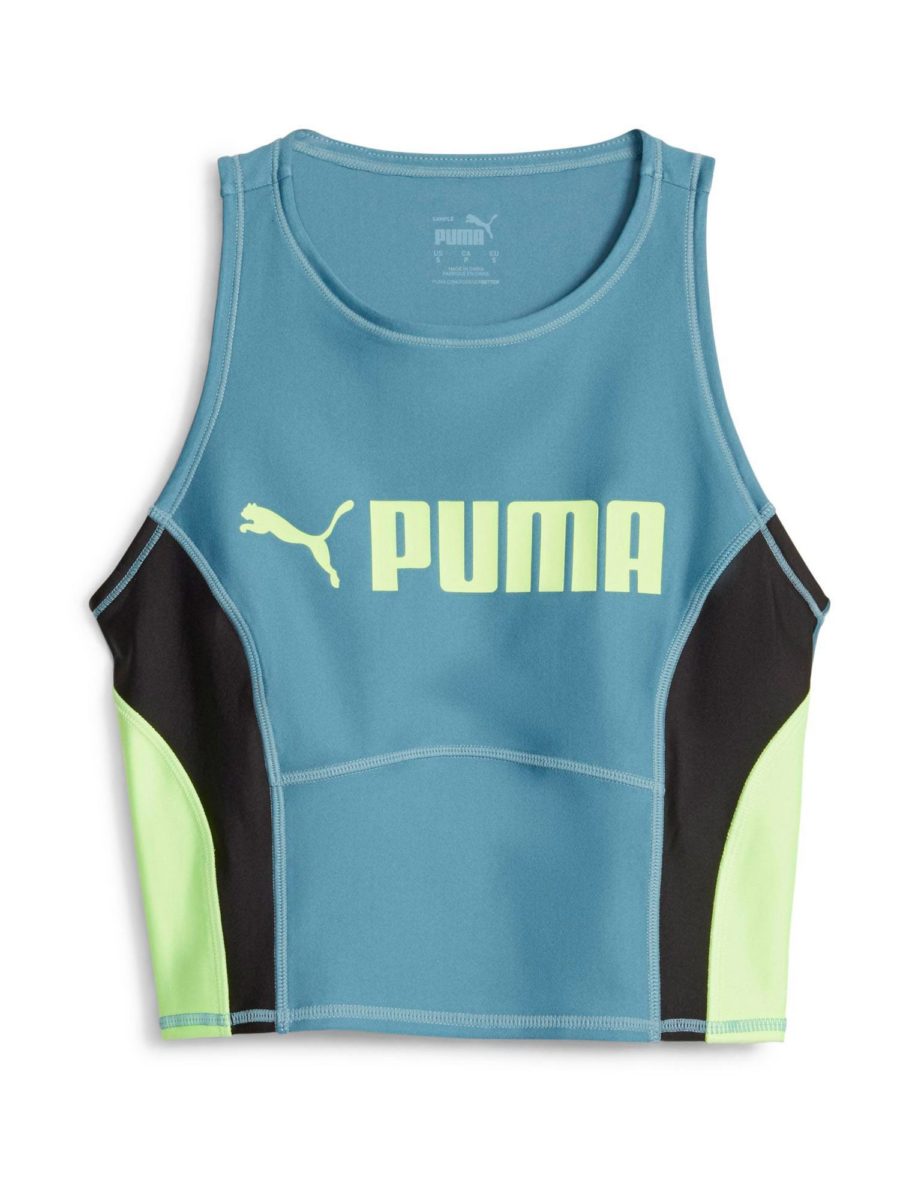 PUMA Sport top  kék / citromzöld / fekete-Ár