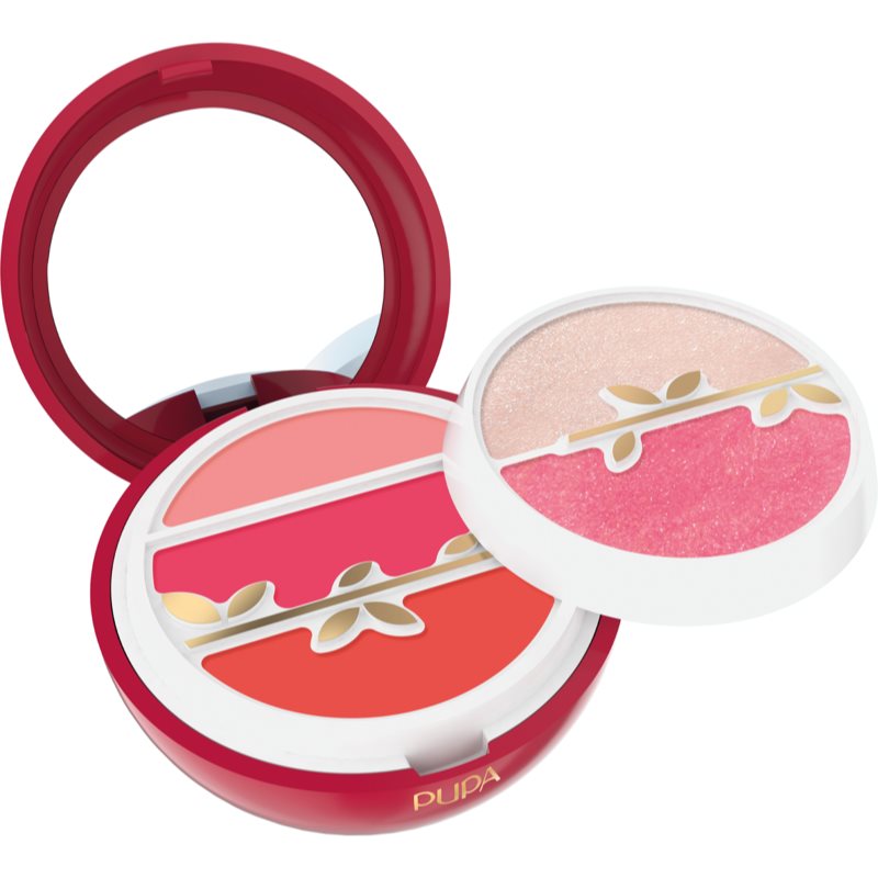 PUPA Milano All You Need Is Owl Owl make-up paletta szemre és szájra árnyalatok széles választéka RED 1 db