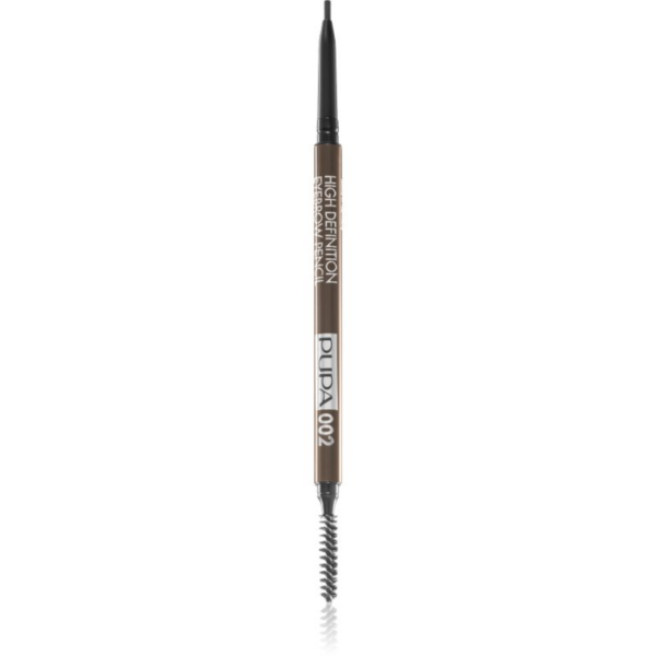 PUPA Milano High Definition automatikus szemöldökceruza vízálló árnyalat 002 Brown 0.09 g-ár